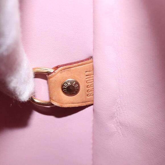 LOUIS VUITTON Monogram Vernis Houston Bag Marshmallow Pink M91302 - Picture 12 of 16